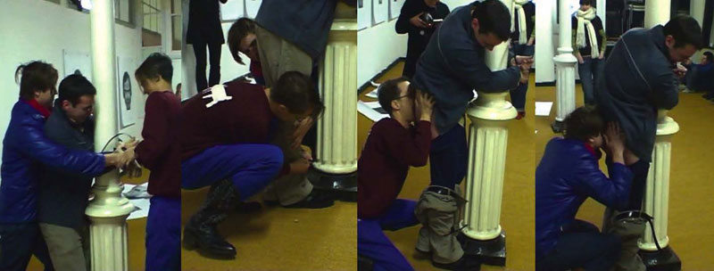 LICKING CURATORS ASS (2005) BY ONDREJ BRODY & KRISTOFER PAETAU
