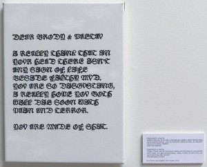 Degenerate Art / Critique paintings by Ondrej Brody & Kristofer Paetau 2010 Degenerate Art / Critique paintings by Ondrej Brody & Kristofer Paetau 2010